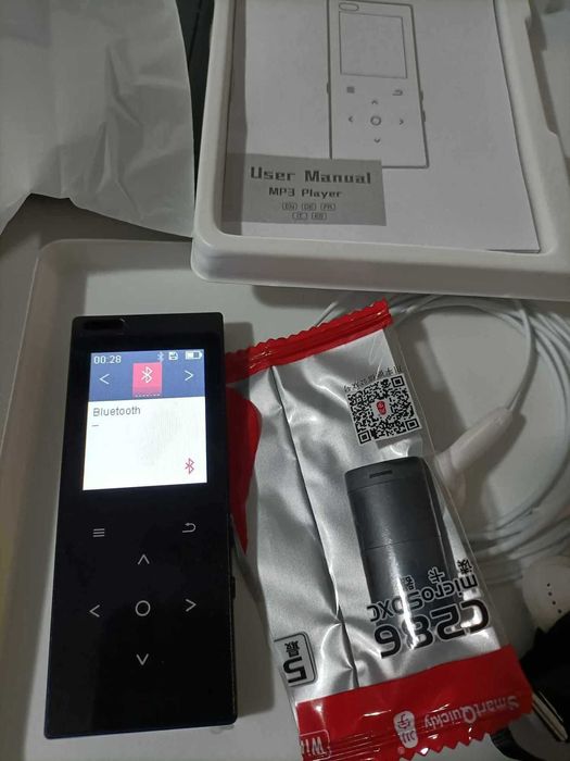 Odtwarzacz MP3 64GB BT 5.2 FM DODOSOUL M800 czarny