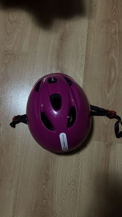 Capacete de crianca (rosa)