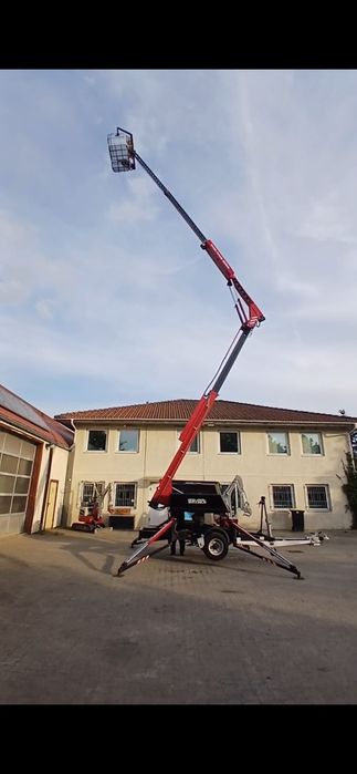 19m Podnośnik koszowy teleskopowy przyczepa