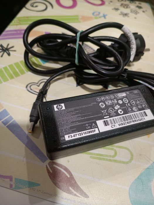 Oryginalny zasilacz HP 18,5V 3,5A 65W Wtyk 4,8x1,7mm