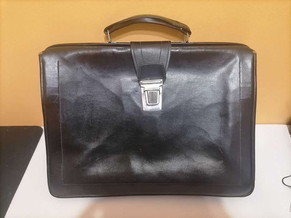 Портфель чоловічий банківський з натуральної шкіри