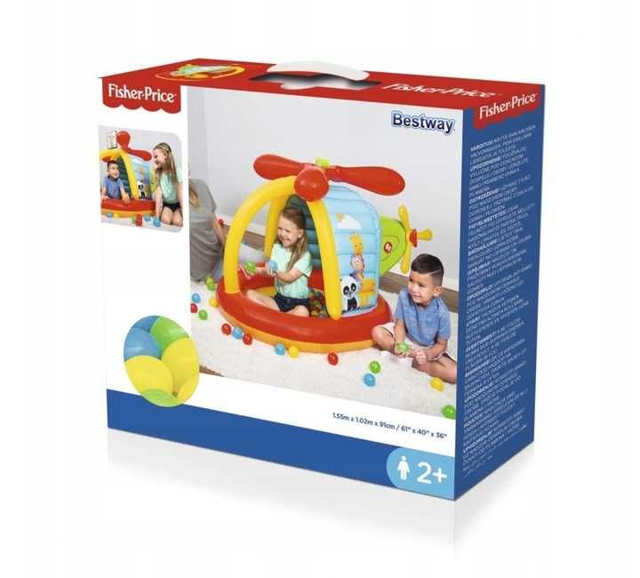 Bestway 93538 fisher price duży dmuchany helikopter