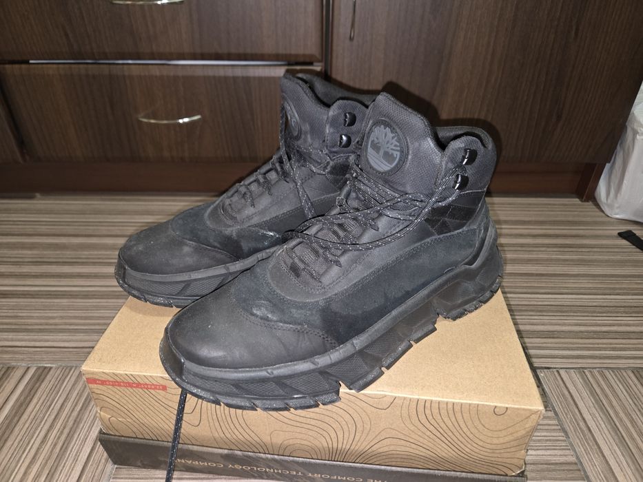 Кросівки чоловічі Timberland Turbo Hiker Boot Black TB0A41HU001