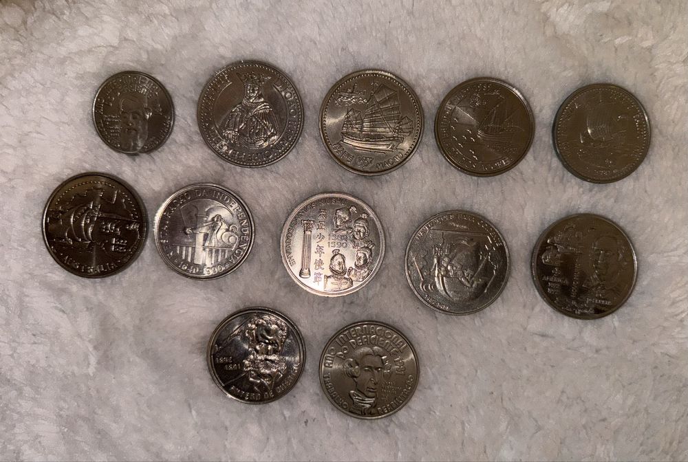 Moedas coleção diversas