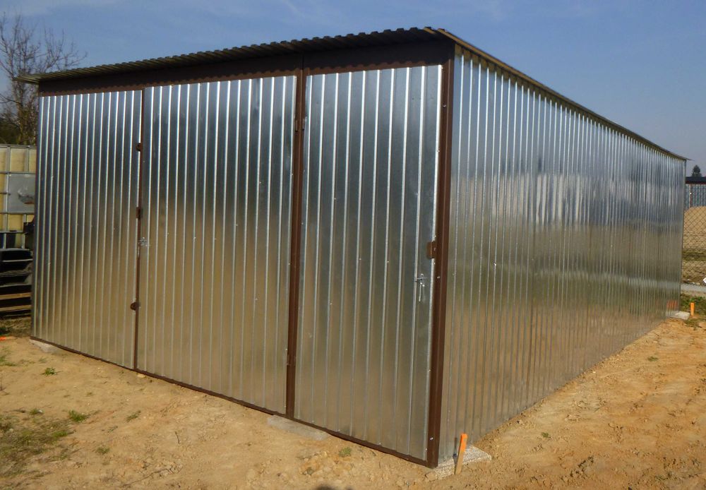 Garaż blaszany 3x5 3x6 3x7 Magazyn Schowek Blaszak Garaże PRODUCENT