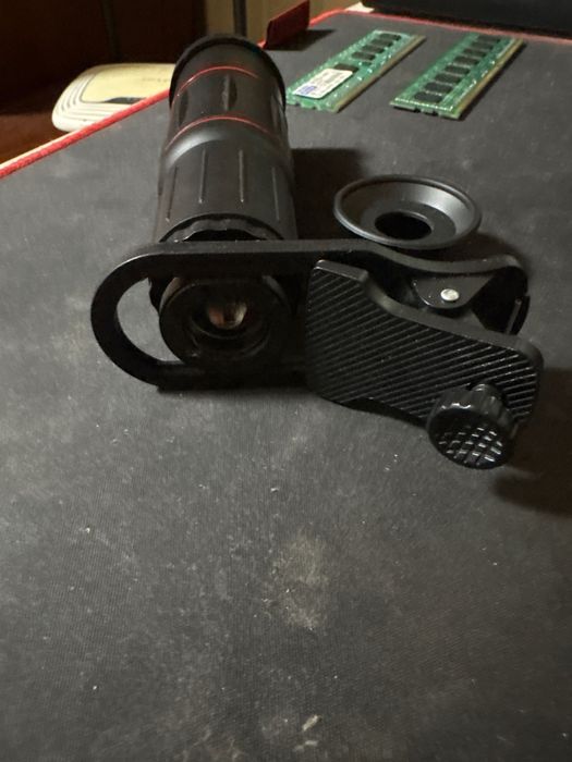 Об'єктив телефону Apexel 18x Телескоп монокуляр Чорний