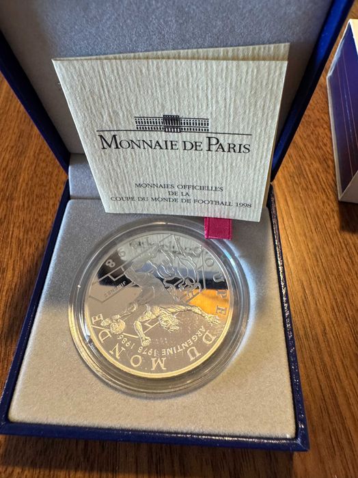 Moedas 10 Francs Mundial 1998