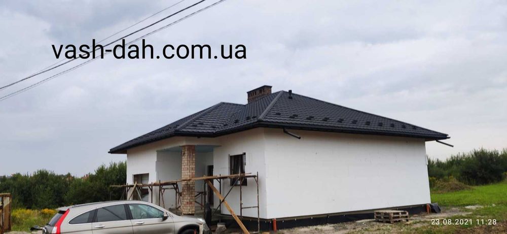 Покрівельні роботи,дах Львів (реконструкція,водостоки,утеплення даху))