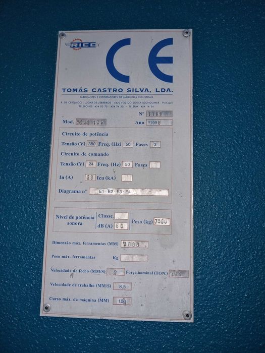 Conjunto 3mt Quinadora e Guilhotina RICO com garantia