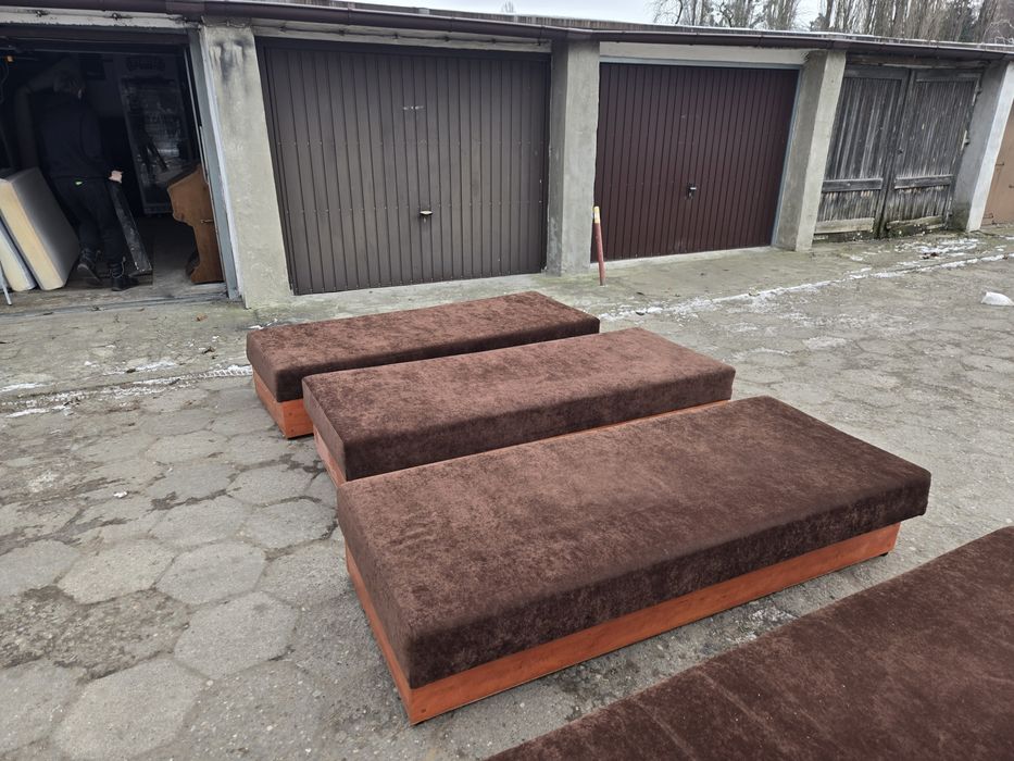 Tapczany jednoosobowe 80x200 stan bardzo dobry transport gratis