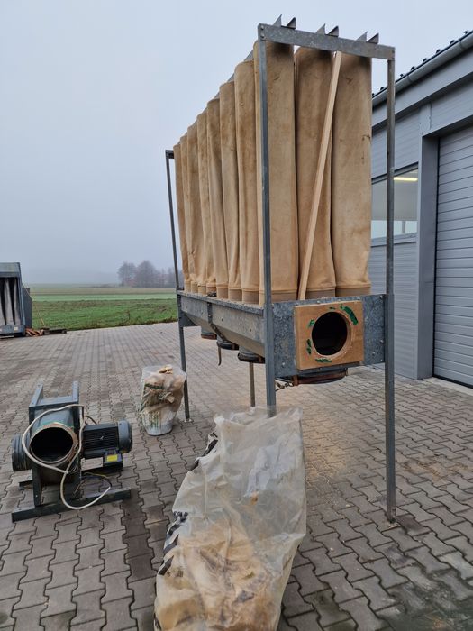 Odkurzacz odciąg do trocin Spanex 5.5kw filtr wyciąg wentylator