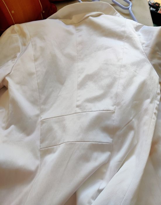 Cascão, Gabardina branca, Desigual, 34