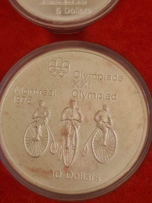 Moedas em prata 1976 Olipiadas