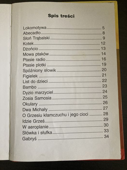 Zestaw bajek oraz wierszy.