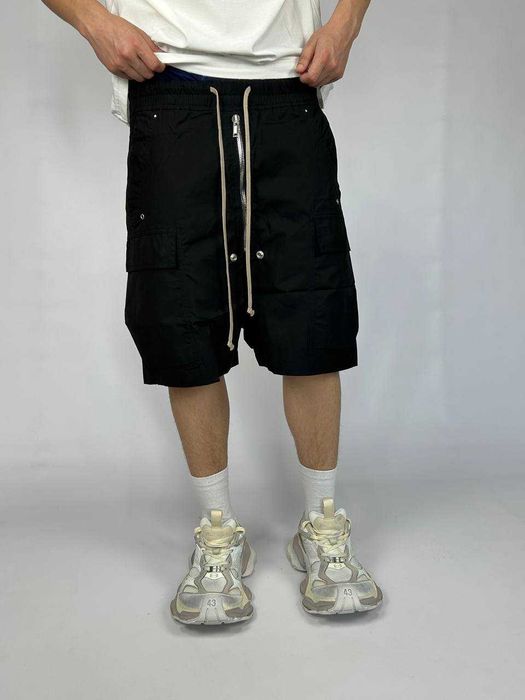 Шорти Rick Owens DRKSHDW шорты черные чорні длинные opium довгі black