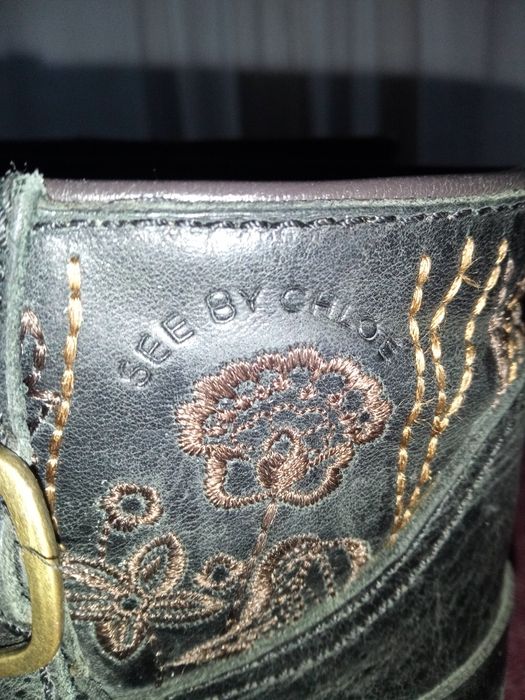 See by Chloe напівчобітки жіночі вінтажні