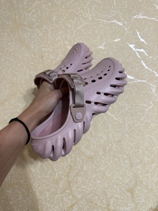 Crocs echo clog крокси рожеві 25 см w9 m7