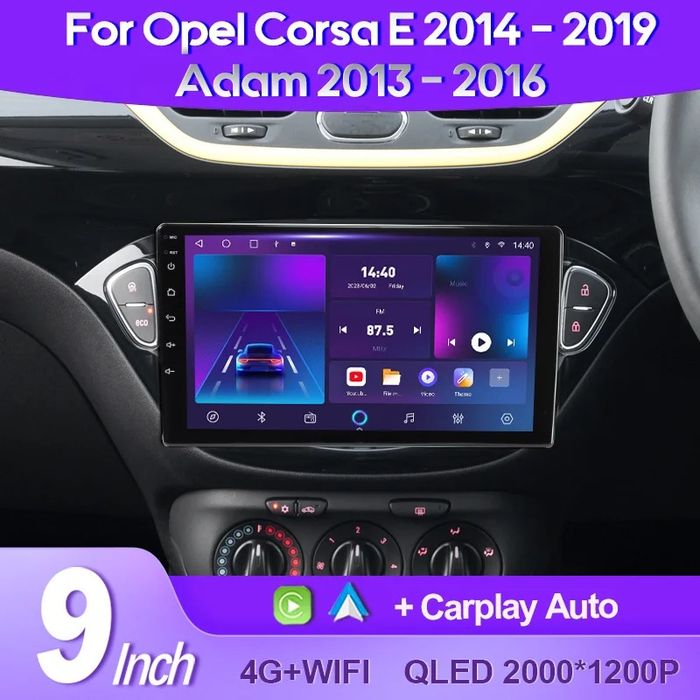Opel Adam android radio bluetooth USB wifi GPS