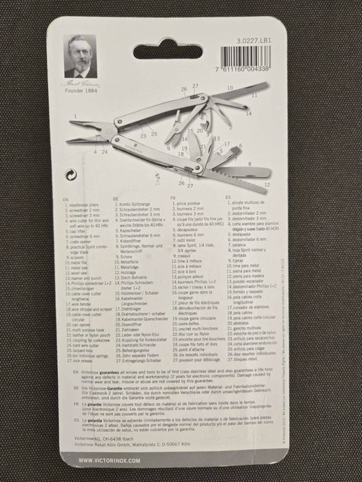 Мультитул Victorinox Swisstool Spirit X 3.0224.L