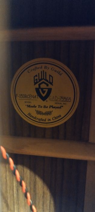 Gitara elektroakustyczna Guild GAD F-150R CENAT hard case Fishman