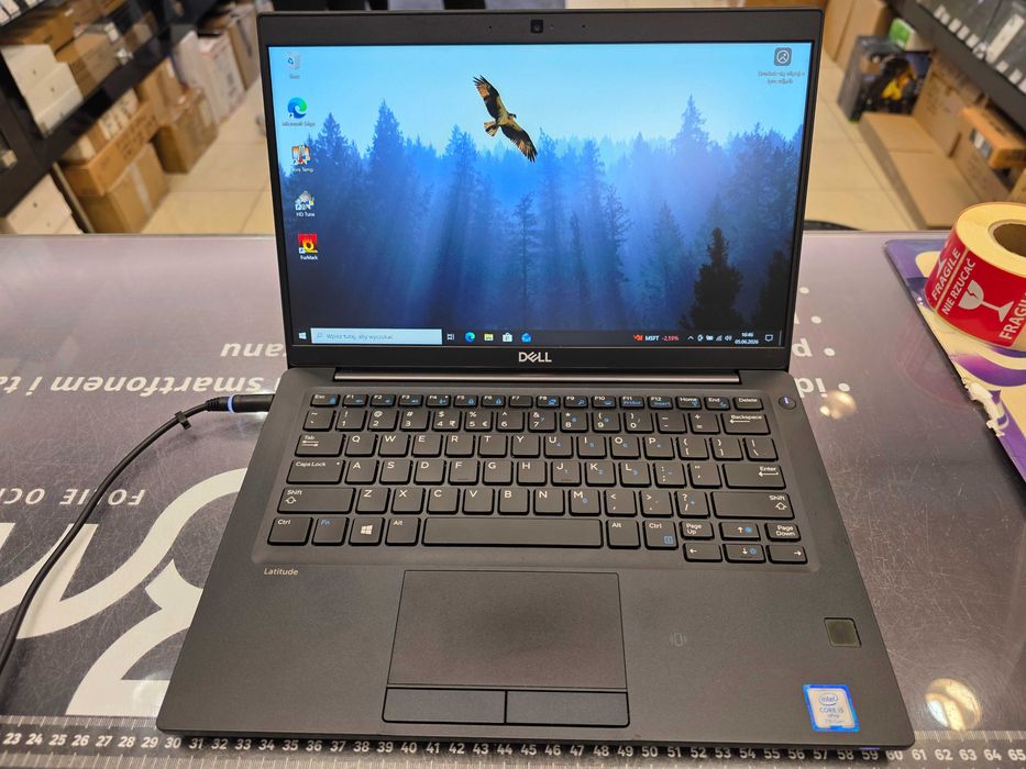 DELL Latitude 7380/ i5-7300U 2.60 GHz/ 8GB DDR4/ 256GB M2 SATA/ 13.3" FHD 60 Hz/ W10 PRO/ wymagana praca na zasilaczu
