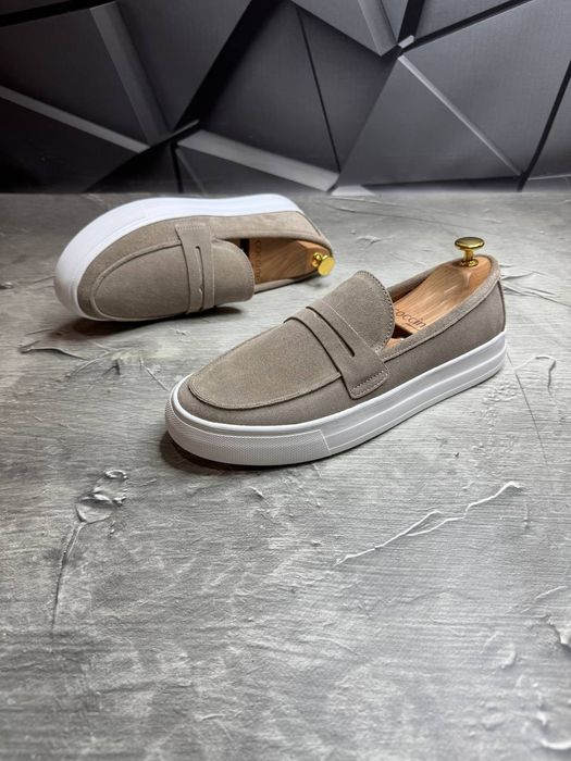 Мужские мокасины 40-45 замш