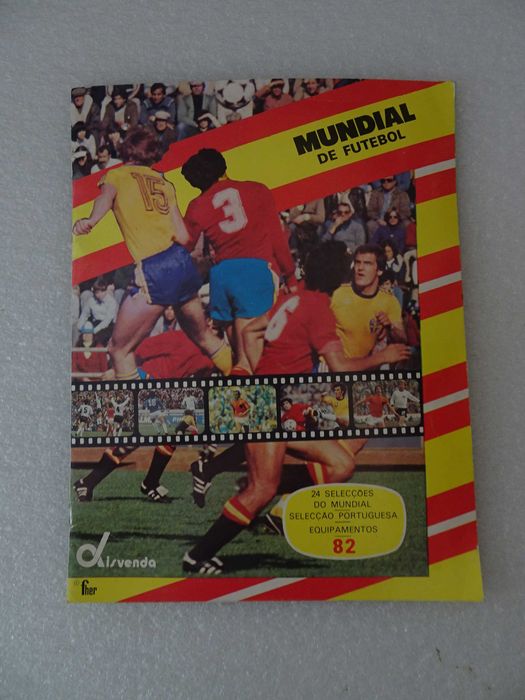 Caderneta de cromos de futebol Mundial de Futebol 82 Disvenda (tem 10)