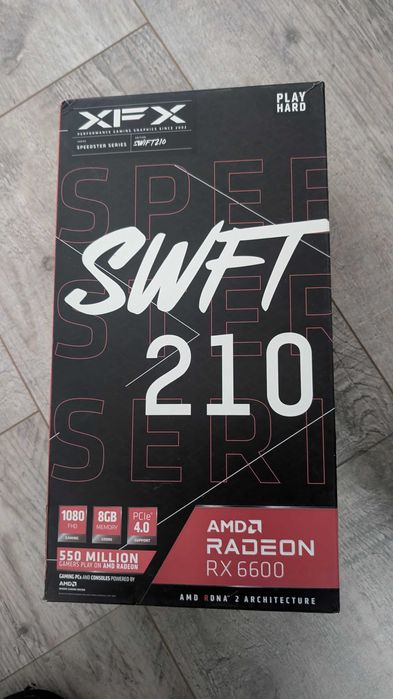 XFX SPEEEDSTER SWFT210 RADEON RX 6600 8Gb - sprawna, super cicha