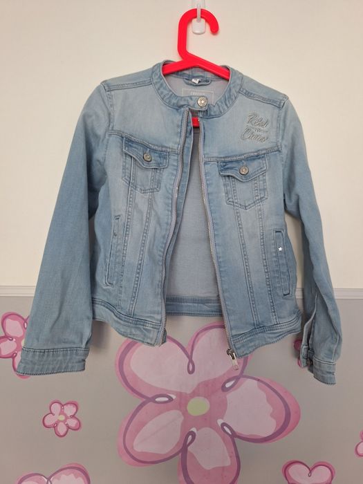 Kurtka jeansowa, r. 134