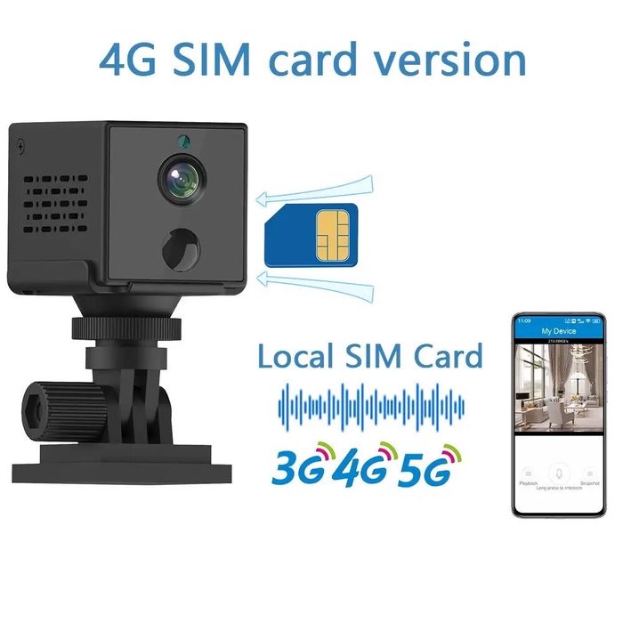 4G камера под СИМ карту Vstarcam CB75 міні камера 4g відеокамера 4g