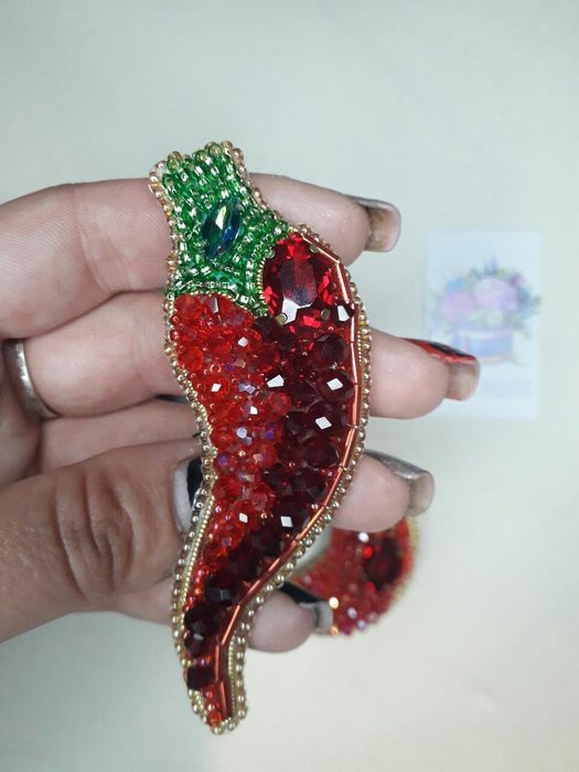 Брошь, ручная работа