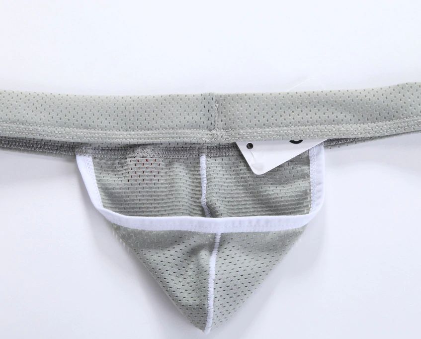 Męskie Sexowne Siateczkowe Stringi i Jockstrapy w Jednym - M