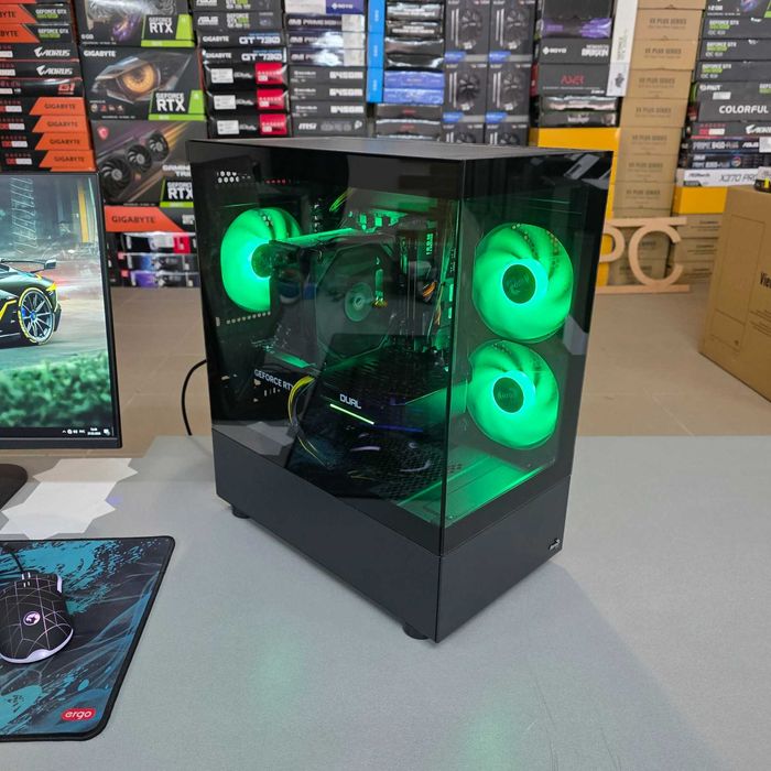 Компютер AMD Ryzen 5 8400f, 32GB DDR5, RTX 5060, SSD 512GB NVMe