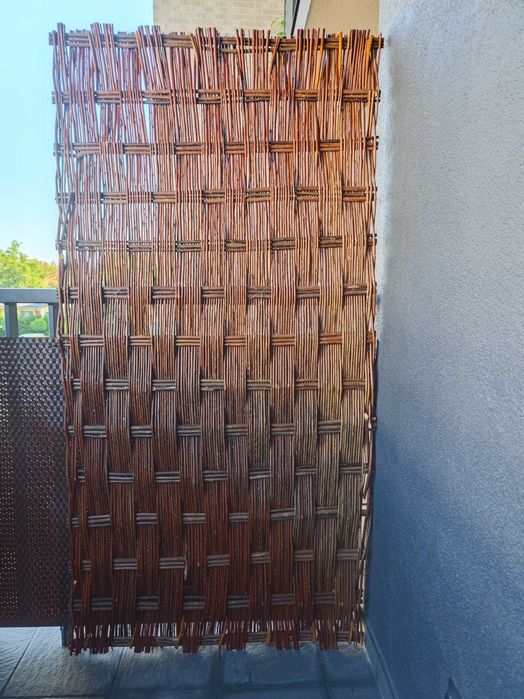 Panel wiklinowy naturalny 90cm x 180cm na balkon / taras / do ogrodu