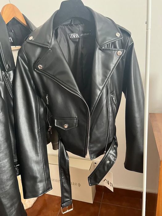 Шкіряна куртка, косуха zara зара