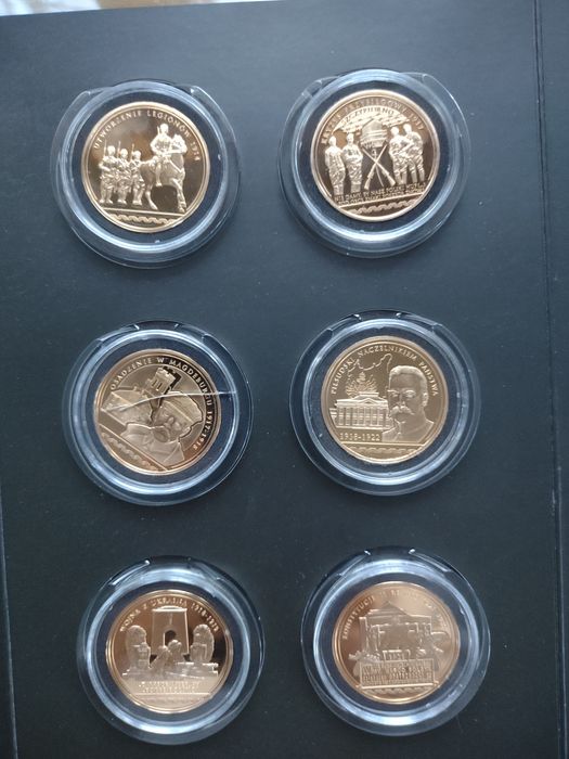 Kolekcja monet Józef Piłsudski Droga do Niepodległości