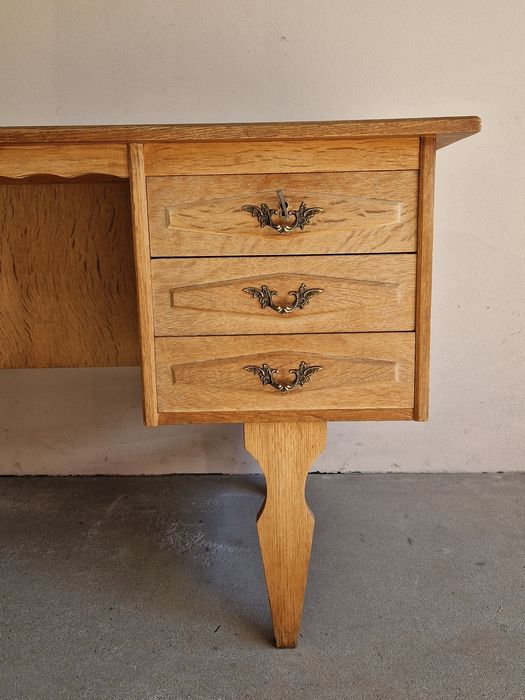 Biurko Dunskie Vintage Design Lata 60 70 Henning Kaernulf Retro Danish z Danii