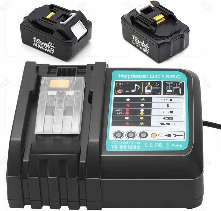 Ładowarka baterii dotyczy akumulatora MAKITA 14.4 - 18 V