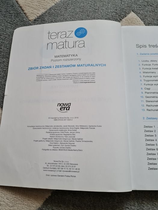 Teraz matura podręcznik do matematyki