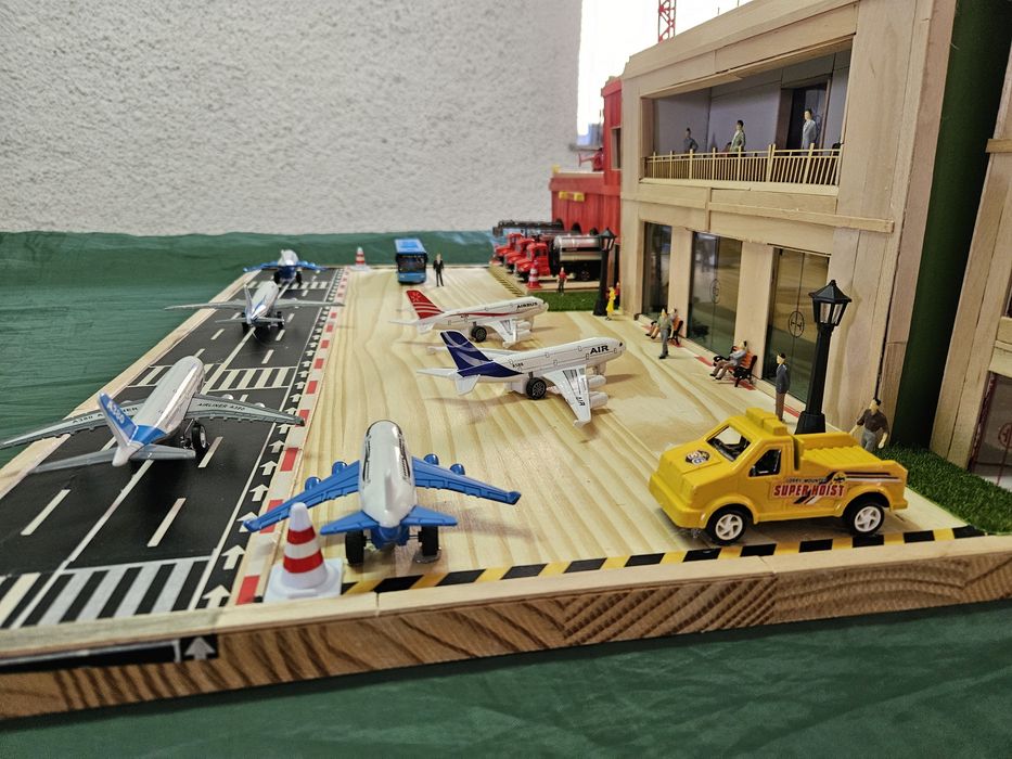 Maquete de aeroporto.