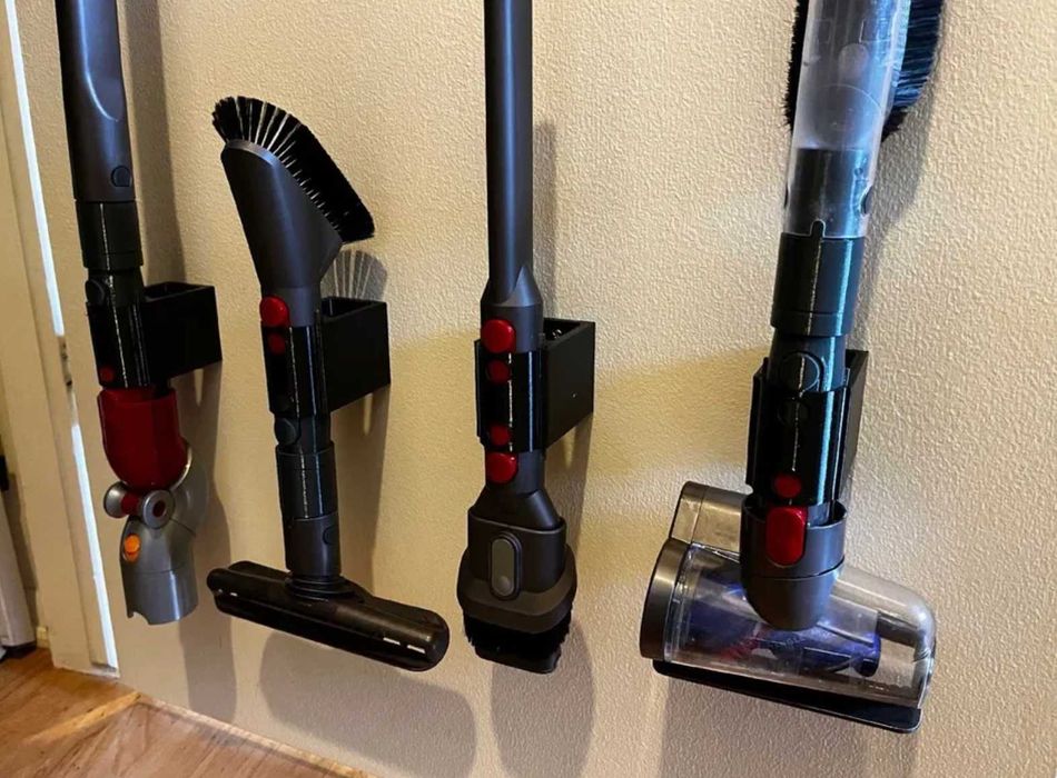 Zestaw 3 uchwytów ściennych na akcesoria Dyson V7 V8 V10 V11 V12