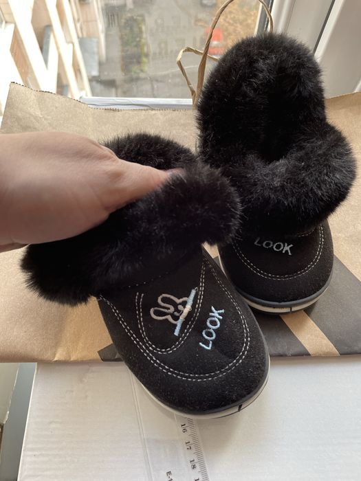 Теплі тапочки, розмір 28