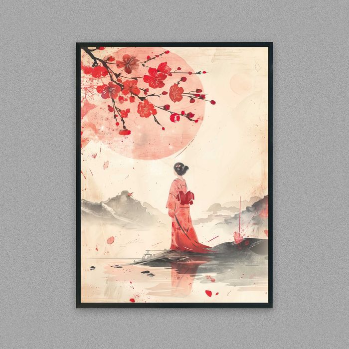 plakat japoński klimat, plakat Japonia na ścianę, plakat Azja Japonia