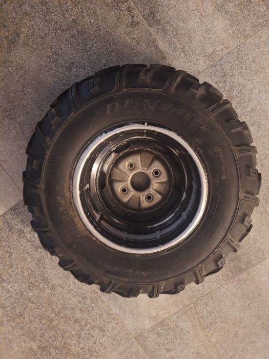 Opony i felgi Dunlop. Suzuki kingquad 700