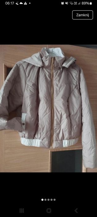 NOWA kurtka damska beżowa rozmiar XL