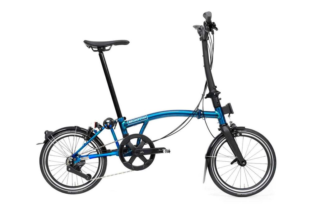 Rower składany Brompton P Line M4L Pacific Lacquer, Tytan, Carbon. Raty 0%.