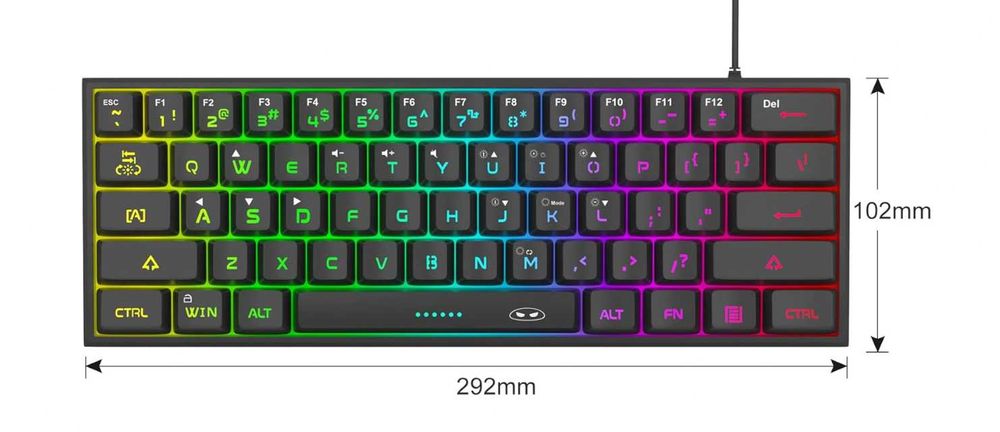 Klawiatura MageGee TS91 Mini 60%