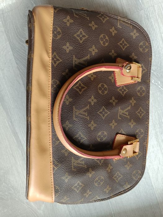 Torebka damska w stylu LV, monogram,  solidna