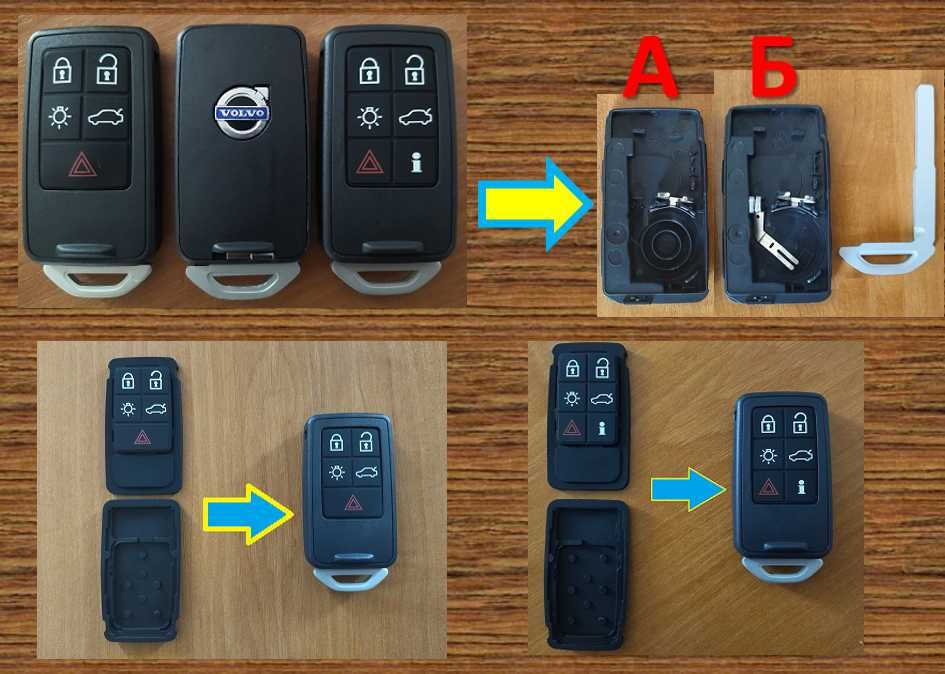 (№59) Корпус ключа брелка Volvo Вольво