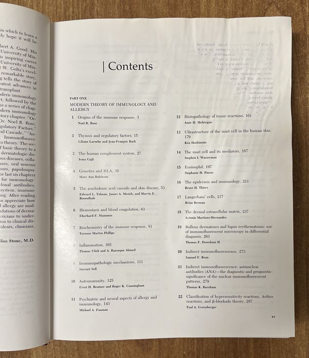 “Dermatologic Immunology and Allergy” edited by Julius Stone